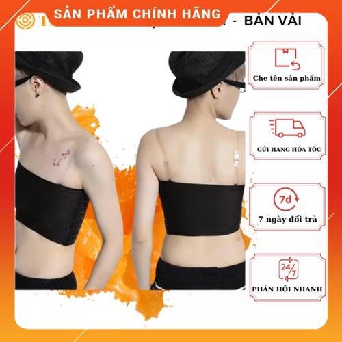 Áo nịt ngực tomboy - bản nịt vải 13cm - có lót nịt trước ngực msp29185