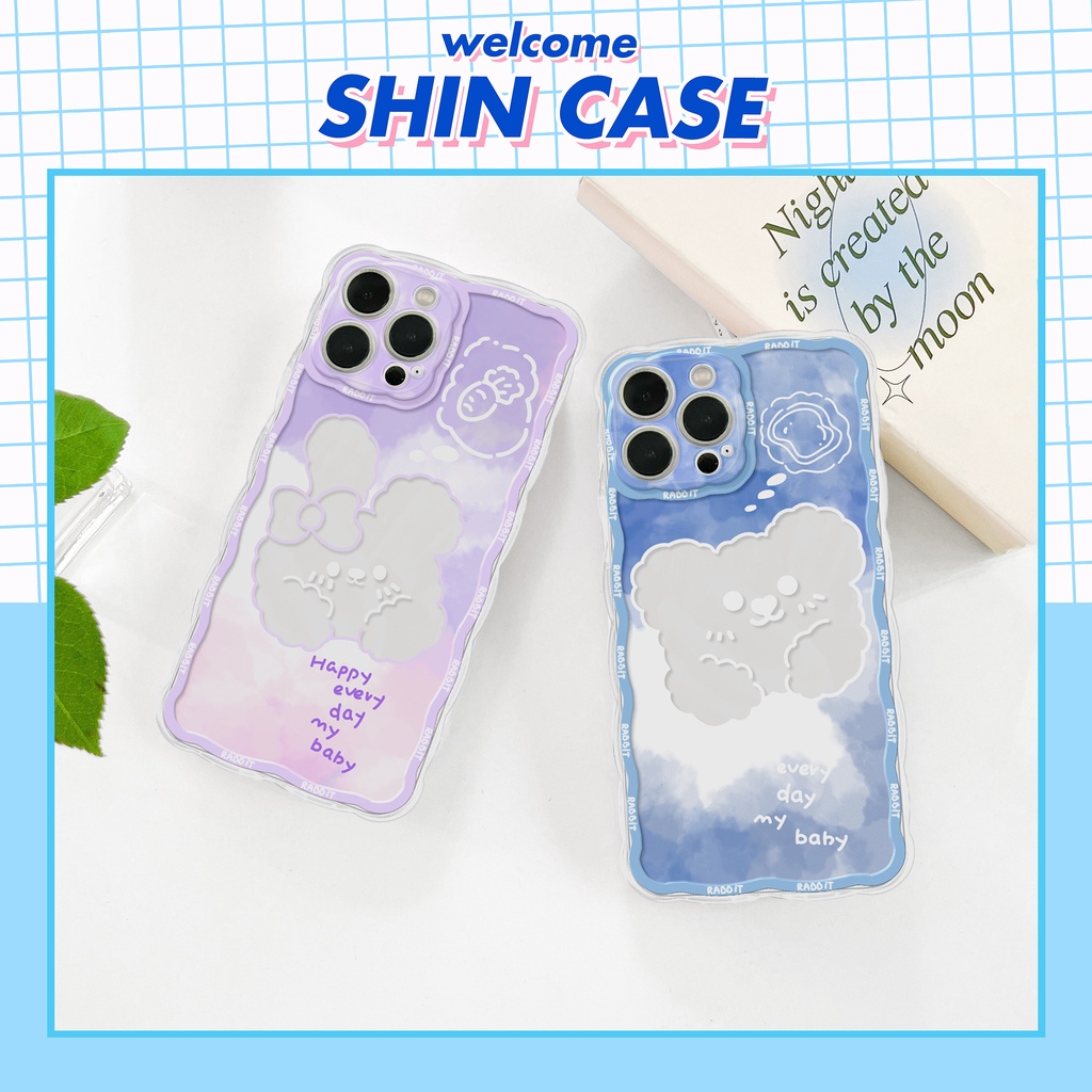 Ốp lưng iphone trong lượn sóng soft rabbit 6/6plus/6s/6splus/7/7plus/8/8plus/x/xs/11/12/13/14/pro/max/promax/plus