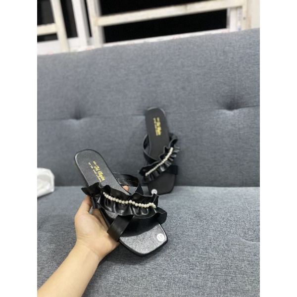 Dép bigsize quai chéo phối ngọc size 35-43