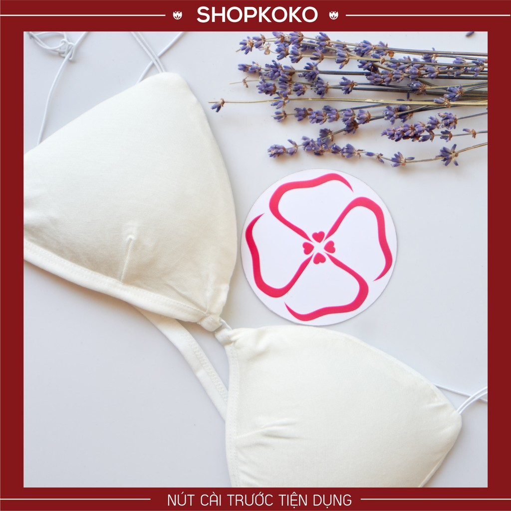 Áo Bra Nữ Đẹp Cài Trước 2 Dây Mảnh Có Mút Điệm Mỏng, Áo Lót Không Gọng Nâng Ngực Thoáng Khí - koko8010 | BigBuy360 - bigbuy360.vn