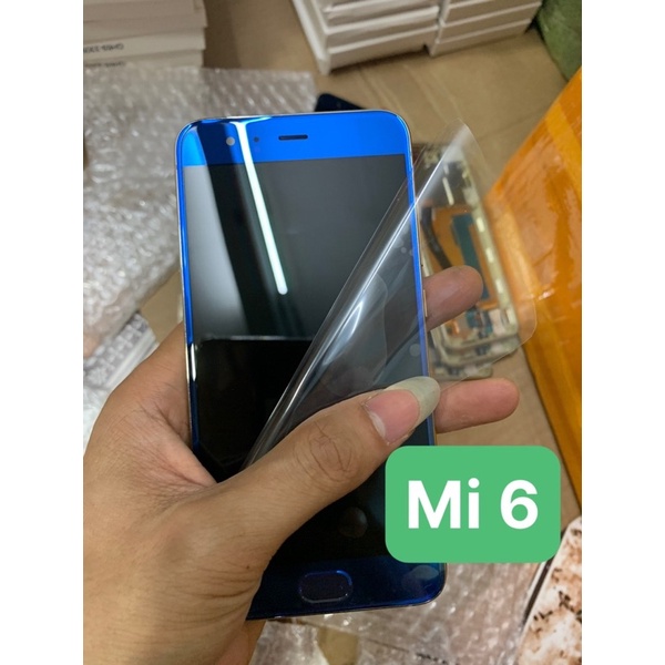 Màn hình Xiaomi Mi 6 Công ty liền khung Full bộ mầu xanh