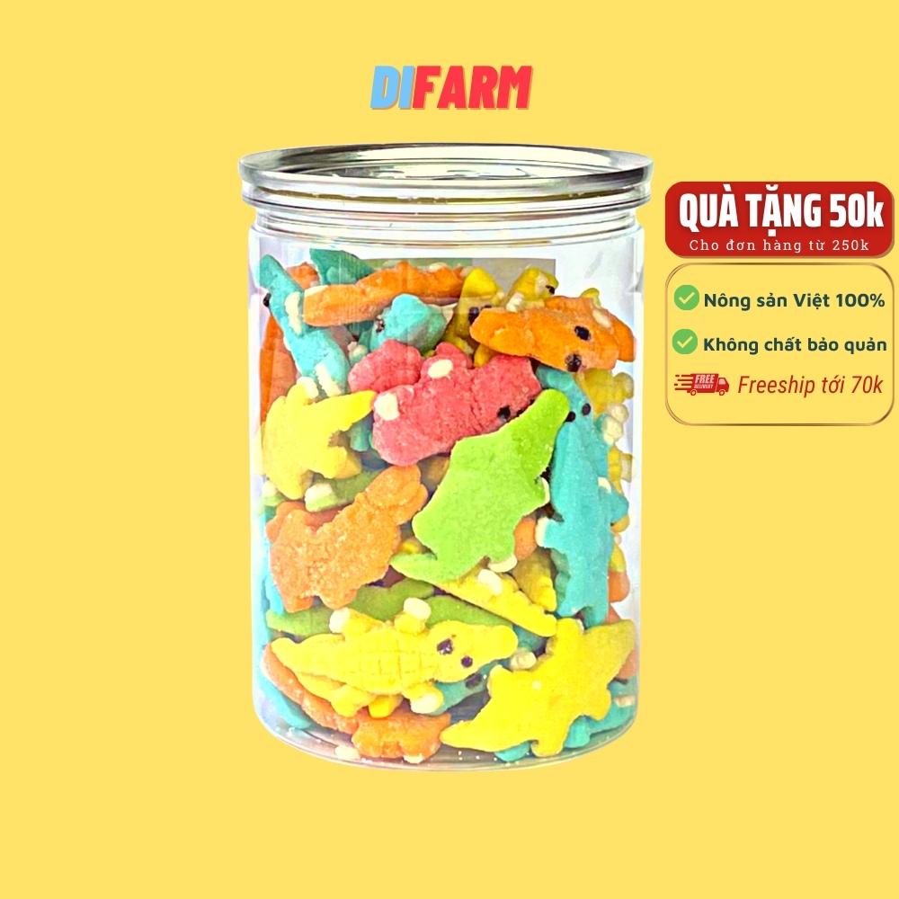 Kẹo dẻo cá sấu 400gr NutiFarm đồ ăn vặt đà lạt vừa ngon vừa rẻ