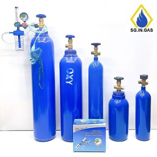 Bộ bình Oxy Y Tế 14 lít ( Full bộ phụ kiện đi kèm bình )