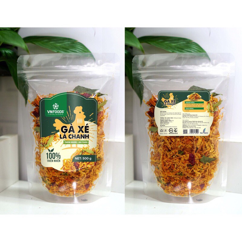 Khô gà Tứ Xuyên, khô gà lá chanh, khô gà cháy tỏi túi zip 100g, 150g, 250g