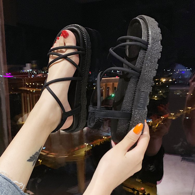 (Order) Giày Sandal Cao Su Chống Thấm Nước Thoải Mái Cho Nữ