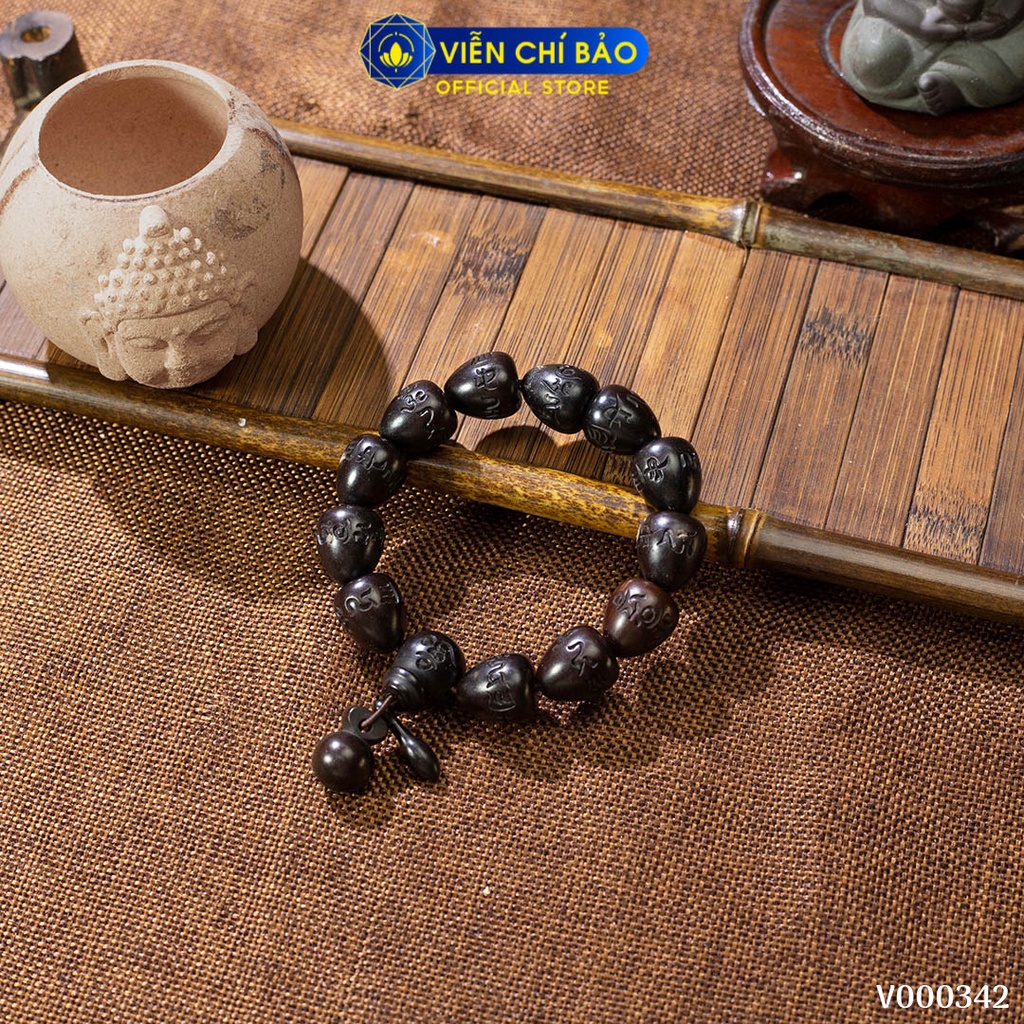 Vòng tay Phong thủy Khí Tử Mộc kiểu hạt dẻ Viễn Chí Bảo V000342