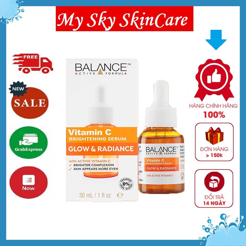 serum vitamin c balance, Trắng Da - Mờ Thâm 30ml NEW