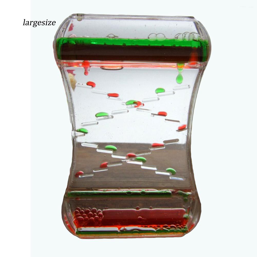 Đồng hồ cát dầu lỏng trang trí bàn làm việc