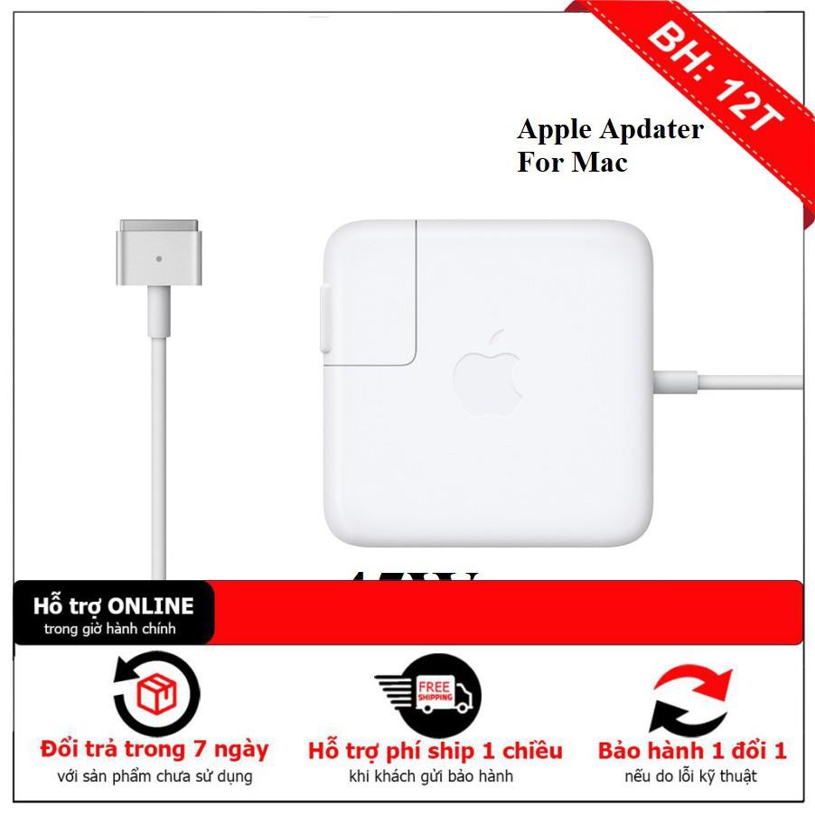 [BH12] SẠC ZIN DÙNG CHO MACBOOK AIR 11 13,3 11" 13" 2012 2013 2014 2015 2016 2017 45W MS2 ZIN