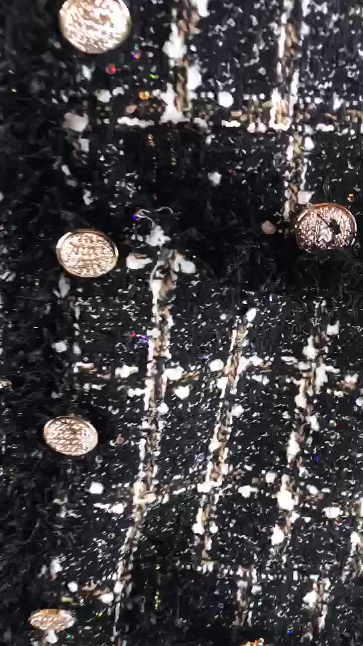 [Khoác dạ tweed CÓ SẴN] Áo khoác tweed ngắn, khoác dạ nữ hàng quảng châu có video ảnh thật | BigBuy360 - bigbuy360.vn