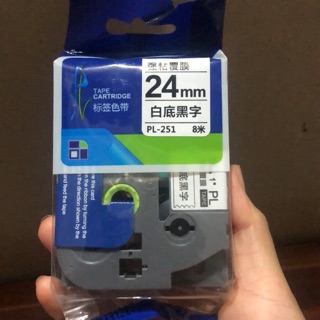 Nhãn máy in brother có màng bảo vệ tze pl-251