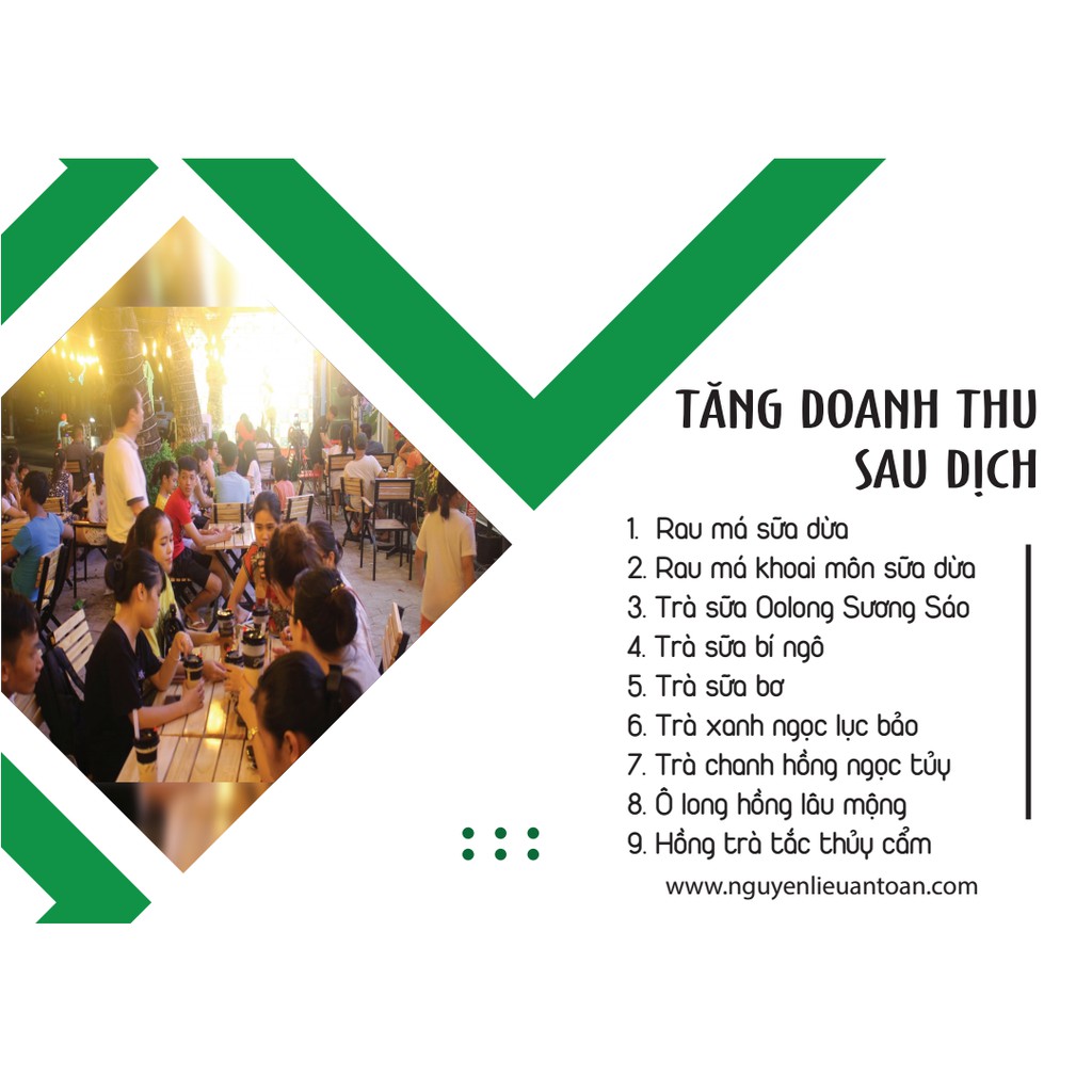 BỘ CÔNG THỨC 9 ĐỒ UỐNG TĂNG DOANH THU SAU DỊCH