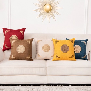  Gối Tựa Lưng SOFA VẢI DẠ BỐ GAI THÊU NỔI Cao Cấp , Sang Trọng ĐX130