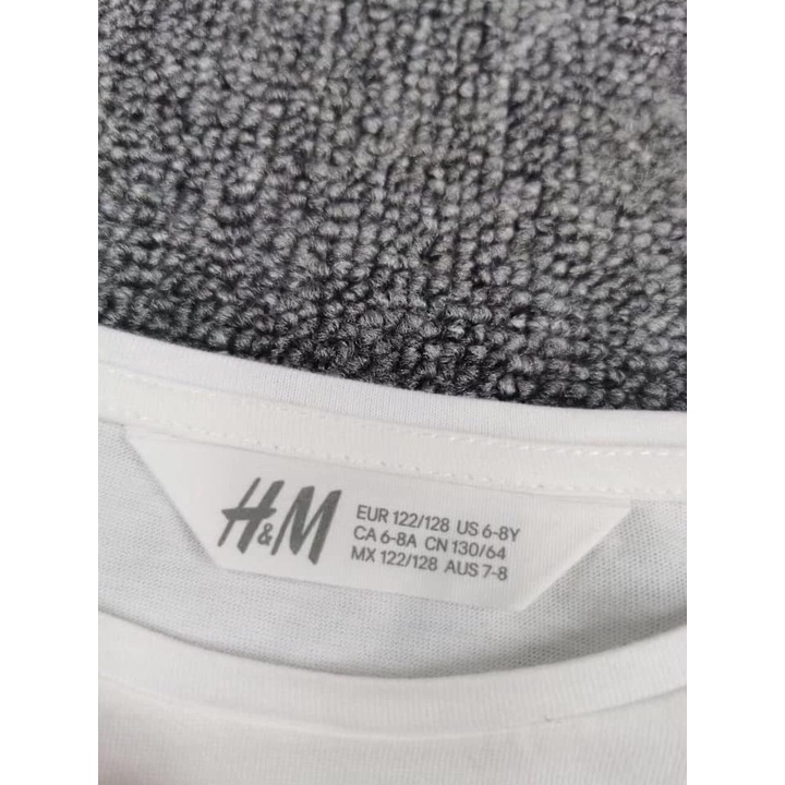 Aó cotton dài tay bé gái HM đính kim sa lật hình ngựa poly giao màu ngẫu nhiên