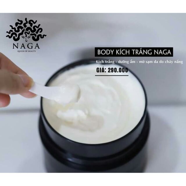 Body kích trắng Naga mỹ phẩm sạch nguyên liệu 100% từ Nhật Bản