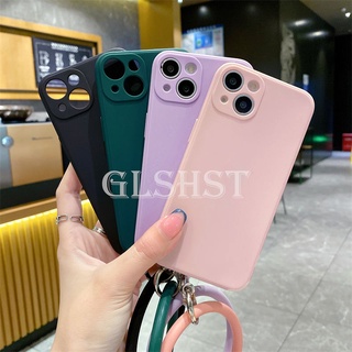 Ốp Điện Thoại Tpu Mềm Màu Kẹo Có Dây Đeo Cổ Tay OPPO A79 F5 A37 A3S A5S A12 E A31 A5 A9 2020 F9 Pro A1K Realme 5 5S 5i 6i C3 2 C2 6 Pro