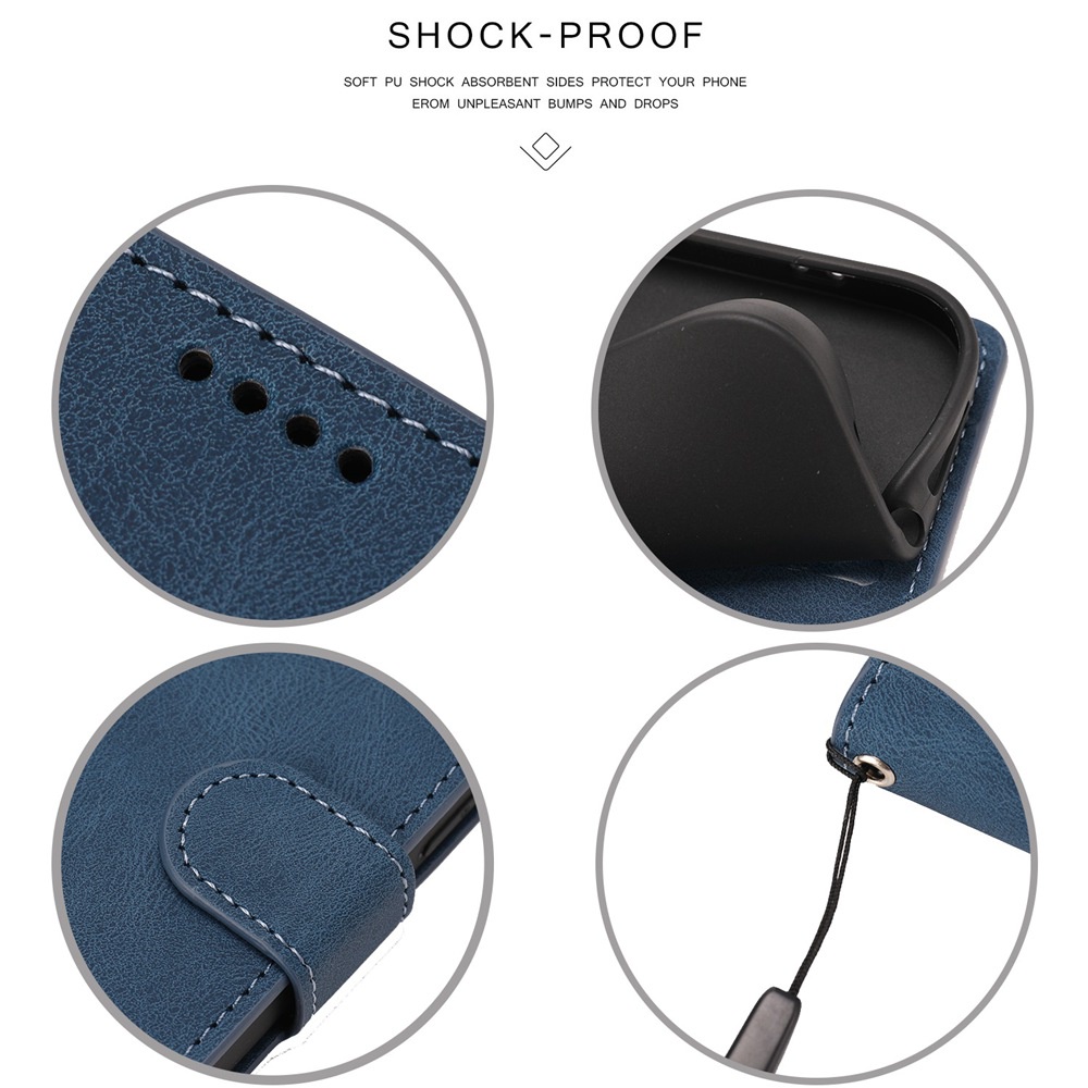 Bao da điện thoại nắp gập chất giả da có ngăn đựng thẻ cho Xiaomi Redmi Note 11 10 9 8 Pro 8T K40 Pro