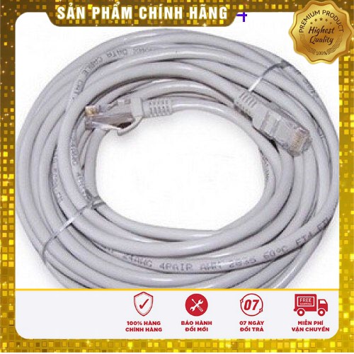 Dây Cáp Mạng Bấm Sẵn 2 Đầu KINGMASTER dài 1.5M - 2M- 3M - 5M - 10M UTP CAT 5E