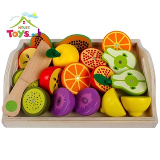 Đồ chơi cắt trái cây bằng gỗ cao cấp Bibi toys