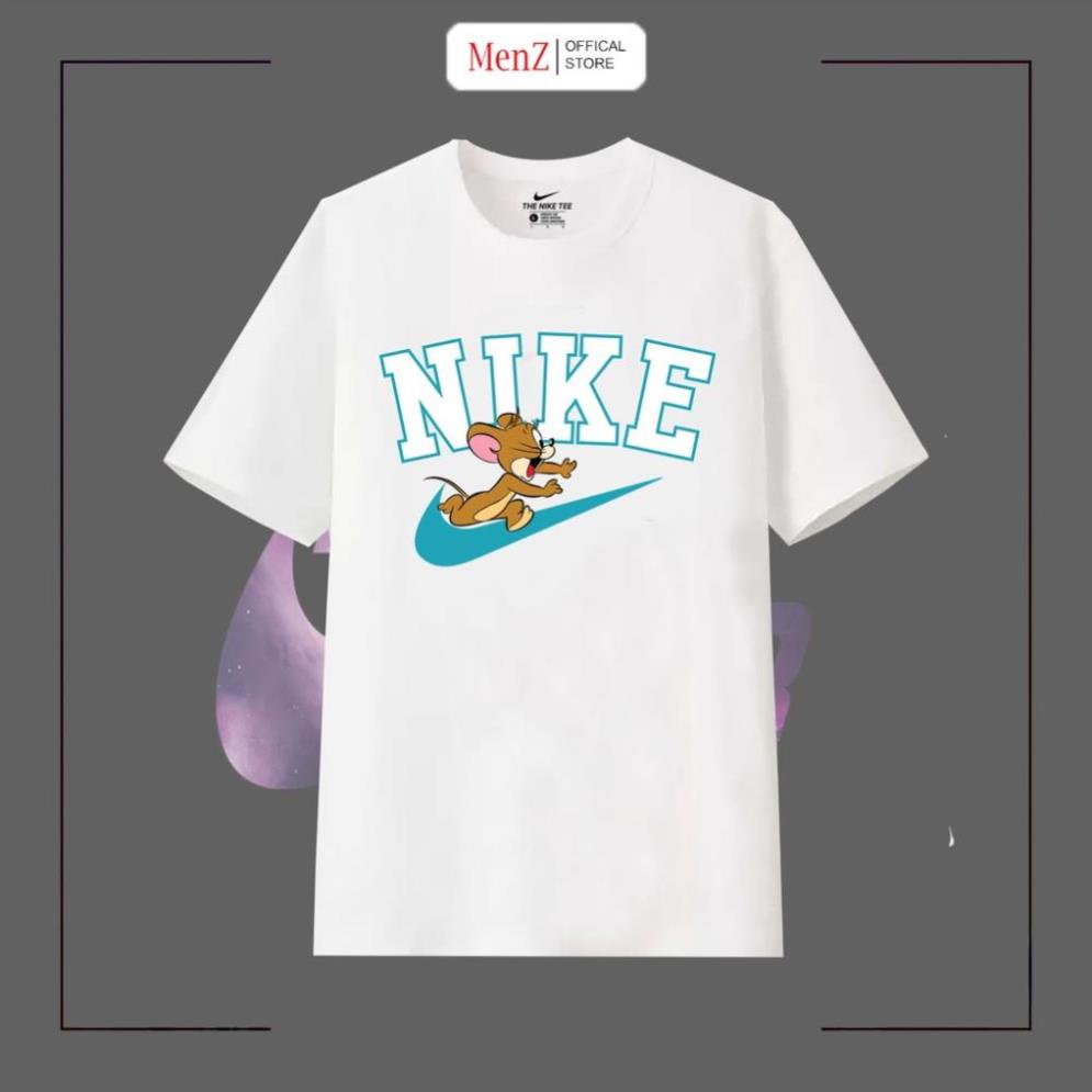 Áo Thun Thể Thao Nike x Chuột Jerry Vải Cotton Cao Cấp Vô Cùng Thoáng Mát