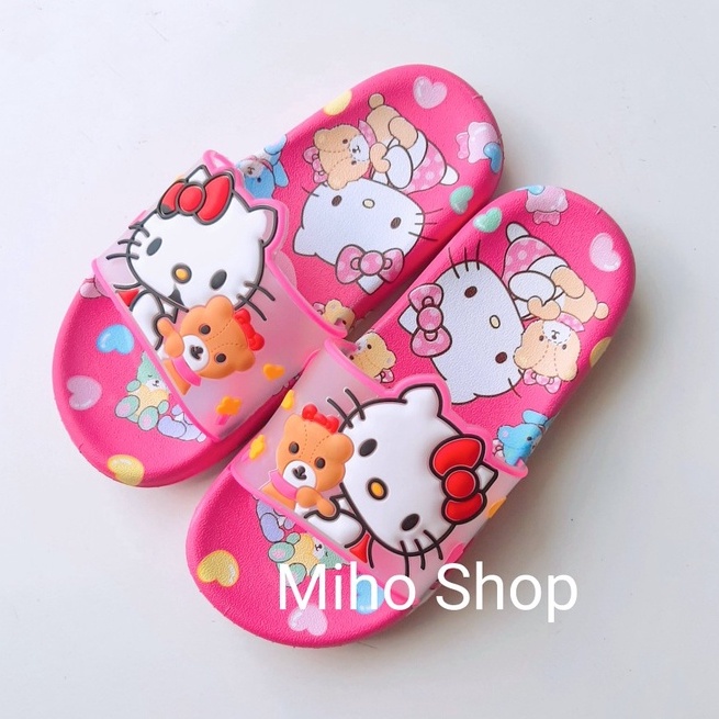 [SIÊU ĐẸP] Dép Quai Ngang Hello Kitty Cao Cấp Cực Đẹp Cho Bé MihoShop