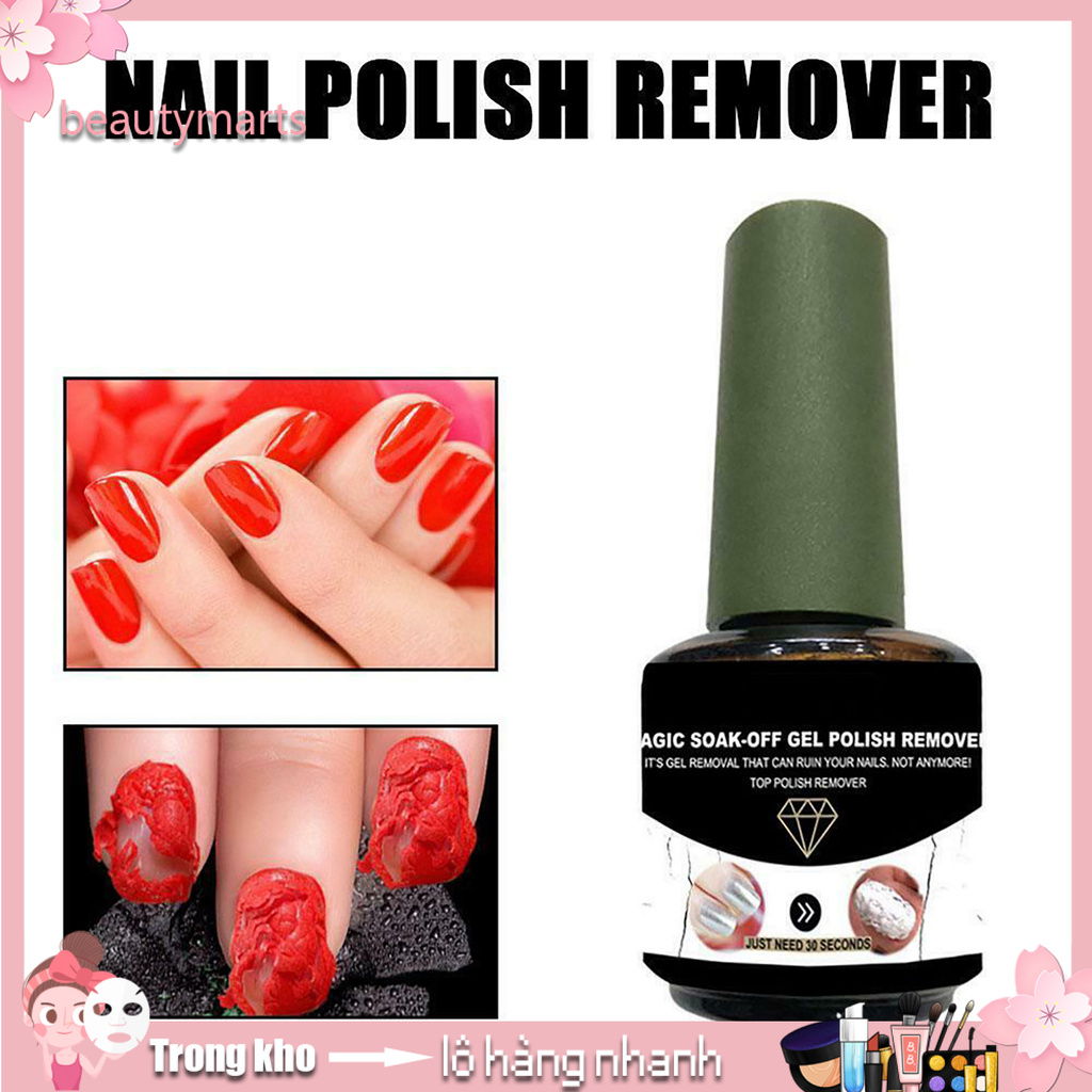[Hàng mới về] Gel tẩy sơn móng cao cấp tiện dụng 15ml