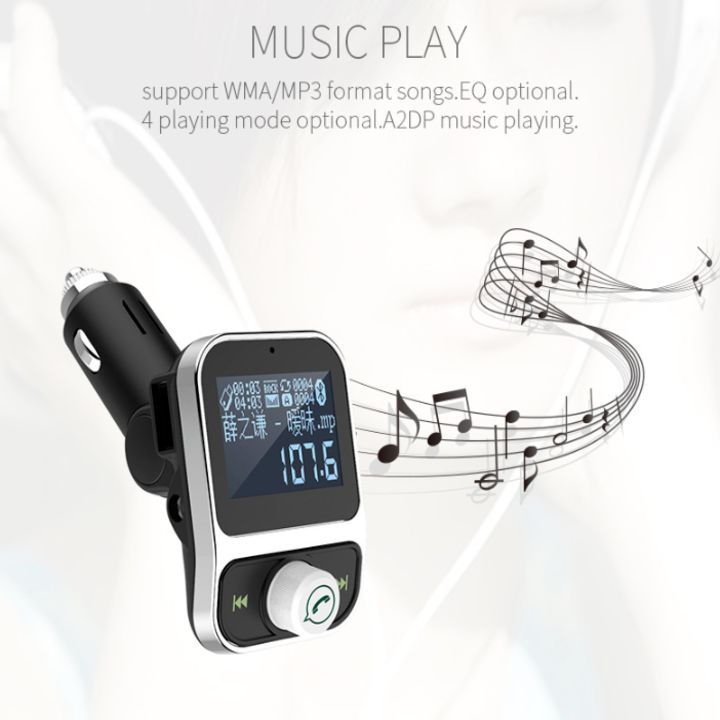 Tẩu nghe nhạc MP3 ô tô Hyundai HY-88: Màn hình LED, Max3.1A, Micro SD, USB định dạng FAT32