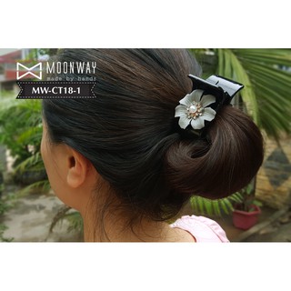 [Ảnh Thật] Cặp Tóc Càng Cua 5 Răng Đính Hoa Moonway