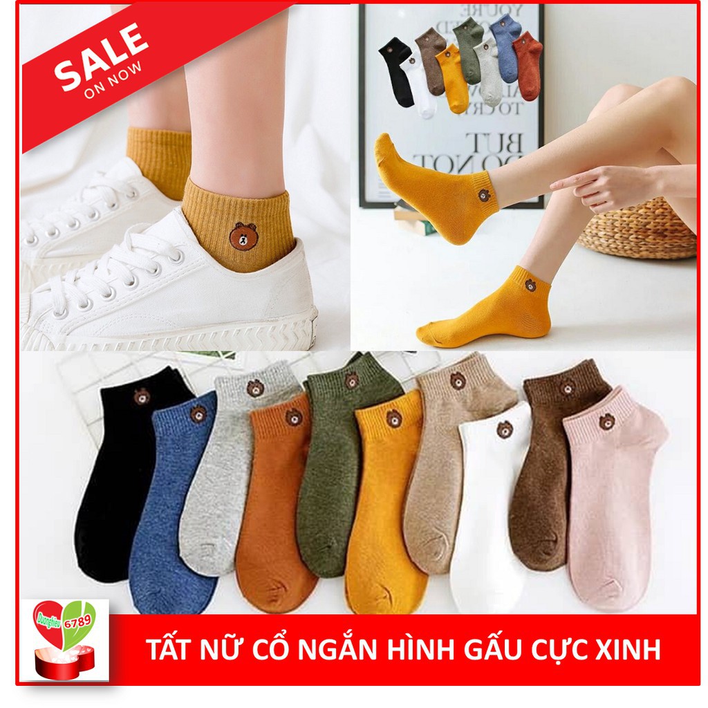 Tất Nữ Cổ Ngắn, Vớ Nữ Hình Gấu Cực Xinh - 902