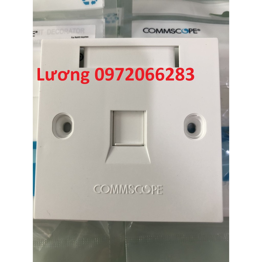 Mặt 1 Port Wallplate AMP Face Plate 1859049-1 mặt nạ vuông