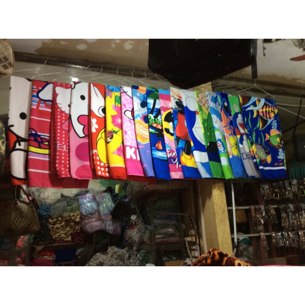 Khăn Tắm Thái Lan in hoạt hình kích thước 70cm x 140cm