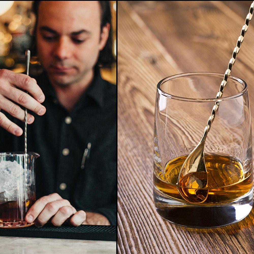 CONOPERY Muỗng Khuấy Cocktail Chuyên Dụng Cho Bartender