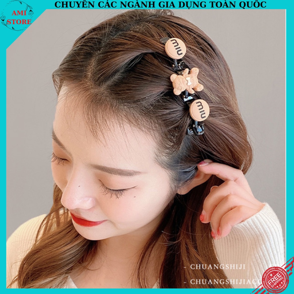 Kẹp mái kẹp tết tóc mái icon siêu cute phong cách Hàn Quốc cho các nàng