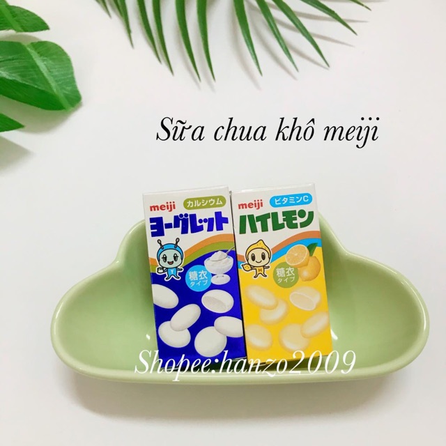 Kẹo sữa chua khô meiji Nhật Bản