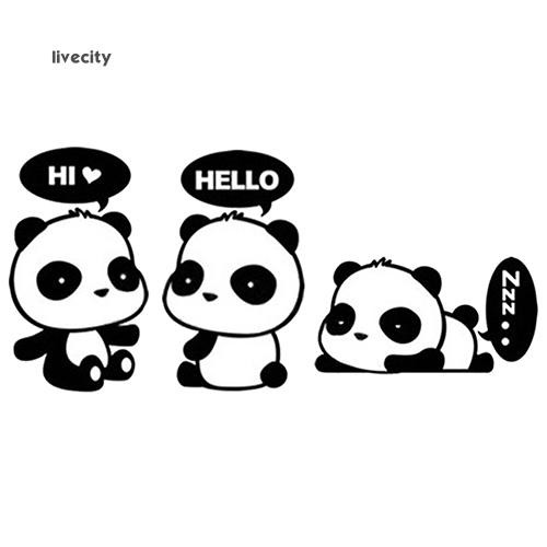 Nhãn dán hình gấu trúc dễ thương cho công tắc điện gia đình | BigBuy360 - bigbuy360.vn