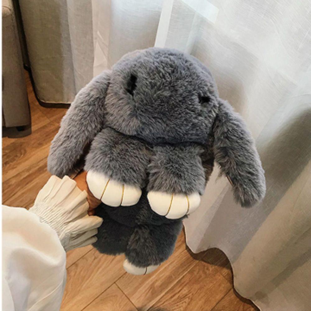 Túi Đeo Chéo Hình Thỏ Bunny Nhồi Bông Đáng Yêu