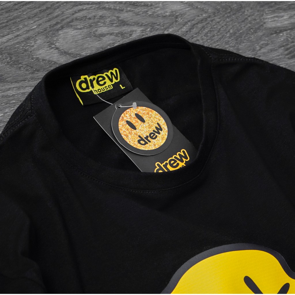 Áo thun tay lỡ DREW Mặt Chảy MSW Town, áo phông cotton nam nữ unisex | BigBuy360 - bigbuy360.vn