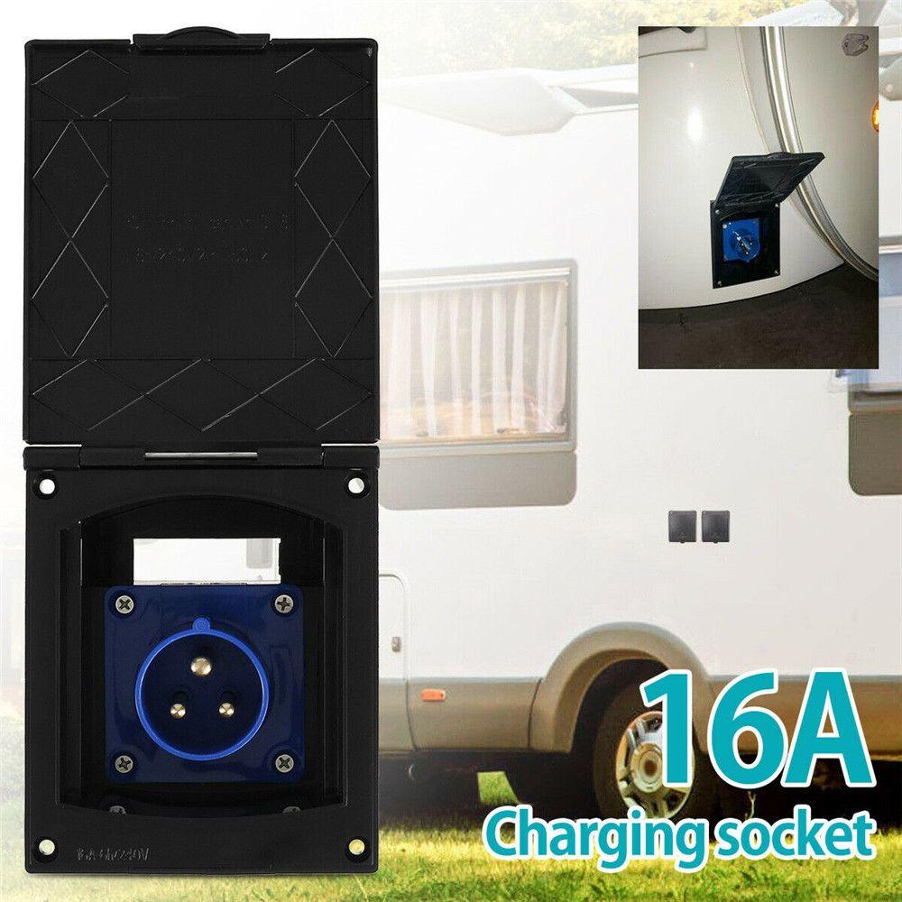 LAYOR1 Ổ Cắm Chính Kèm Vỏ Bọc Thay Thế Cho Caravan Motorhome