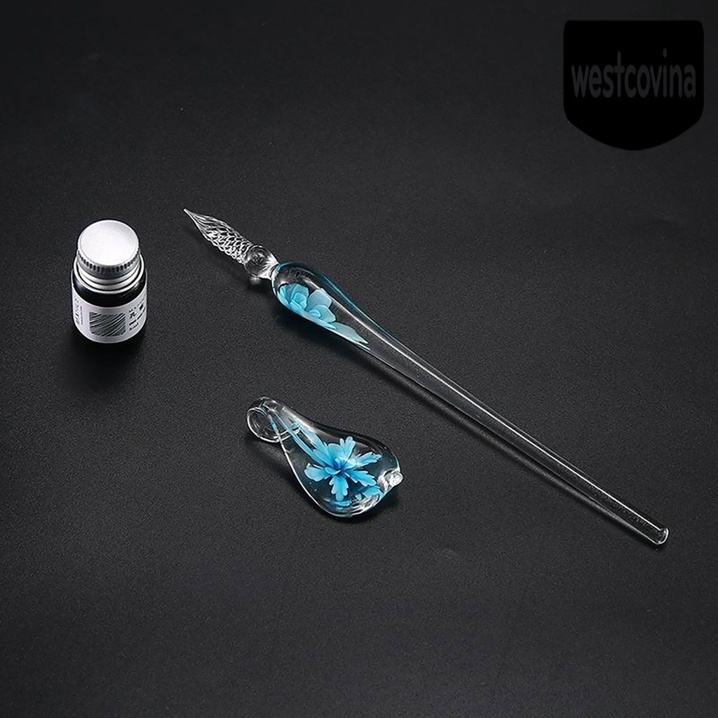 Phương Tây✎1 Bộ Bút Viết Vẽ Pha Lê Nhân Tạo Dùng Làm Quà Tặng Cho Học Sinh