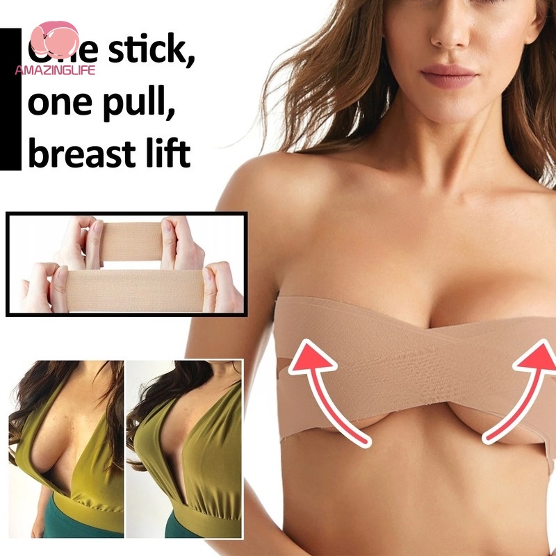 1 Cuộn Băng Dán Nâng Ngực Vô Hình 5M Thoáng Khí Cho Nữ