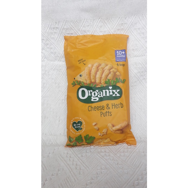 Bánh ăn dặm snack Organix cho bé 6, 9 10, 12 tháng tuổi (túi lớn)