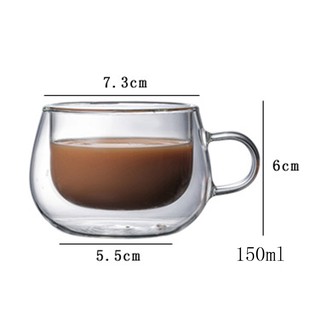 Ly thủy tinh 2 lớp sang trọng