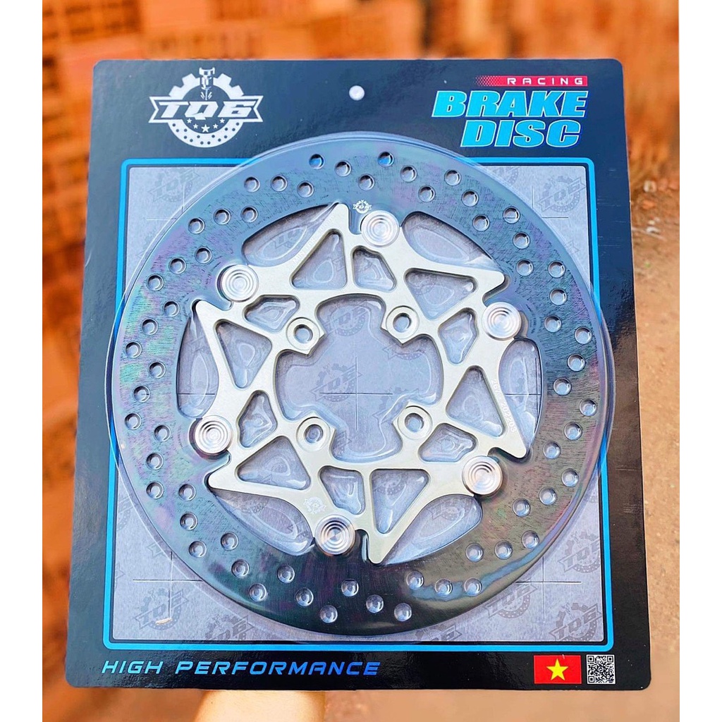 Đĩa TQ6 4Lỗ Khoen Nút Inox Lòng Nhôm Gắn Cho Ya - Hon