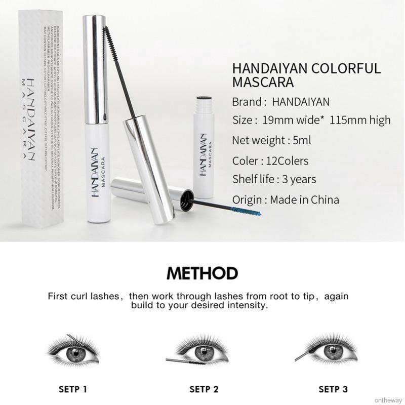 [Hàng mới về] Mascara chuốt dài mi nhiều màu lâutrôi không lem HANDAIYAN | BigBuy360 - bigbuy360.vn
