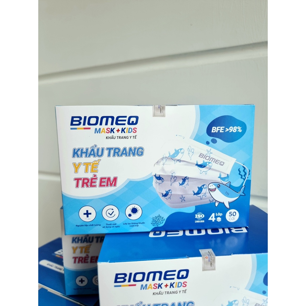 Khẩu trang TRẺ EM BIOMEQ - Hộp 50 cái