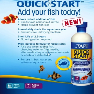 VI SINH API QUICK START GIÚP NHANH CHÓNG THẢ CÁ  SAU KHI SETUP BỂ CÁ