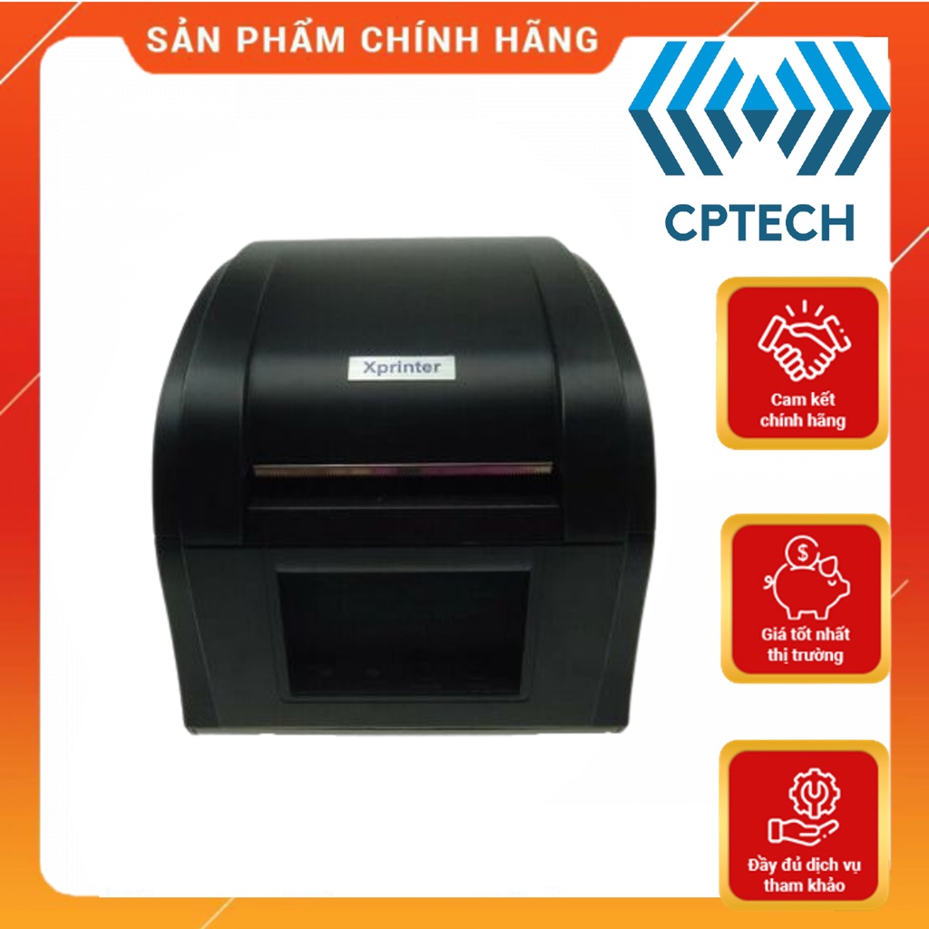 Máy in tem + in hoá đơn K80 Xprinter XP 360B in đơn hàng GHTK, in tem nhãn và phiếu giao hàng các sàn TMĐT