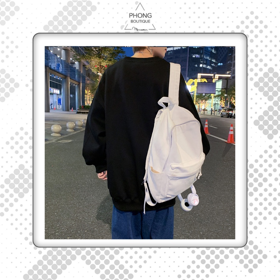 Áo dài tay Vũ Trụ New NỈ BÔNG Unisex Phong Boutique Basic Sweater Ulzzang cặp đôi nam nữ form rộng oversize Hàn Quốc | BigBuy360 - bigbuy360.vn