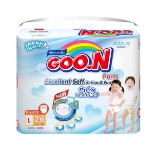 ( tặng 4 miếng cùng loại ) tã quần goon slim L26,XL22,XXL20