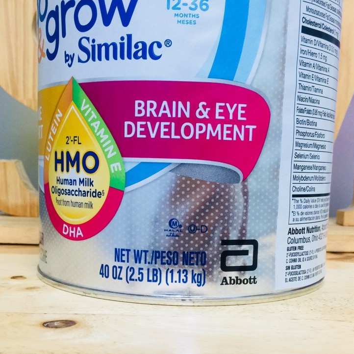 [date 8/2022] Sữa Bột Similac Go&amp;Grow Toddler Drink Cho Bé Từ 12-36 Tháng - 1.13kg Mỹ